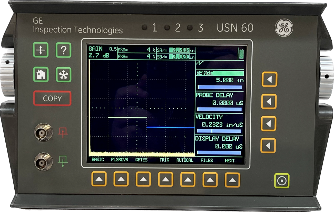 GE Inspection Technologies (Krautkramer) USN60 Ultrasonic Flaw Detector BNC